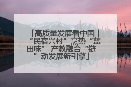 高质量发展看中国丨“民宿兴村”烹热“蓝田味” 产教融合“链”动发展新引擎
