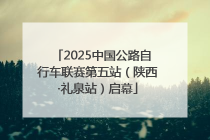 2025中国公路自行车联赛第五站（陕西·礼泉站）启幕