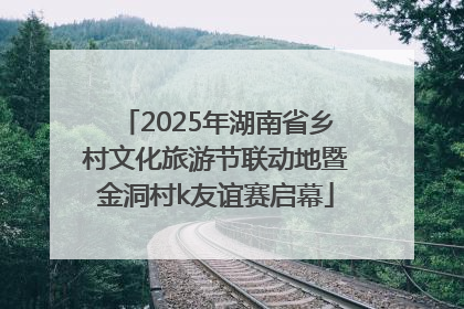 2025年湖南省乡村文化旅游节联动地暨金洞村k友谊赛启幕